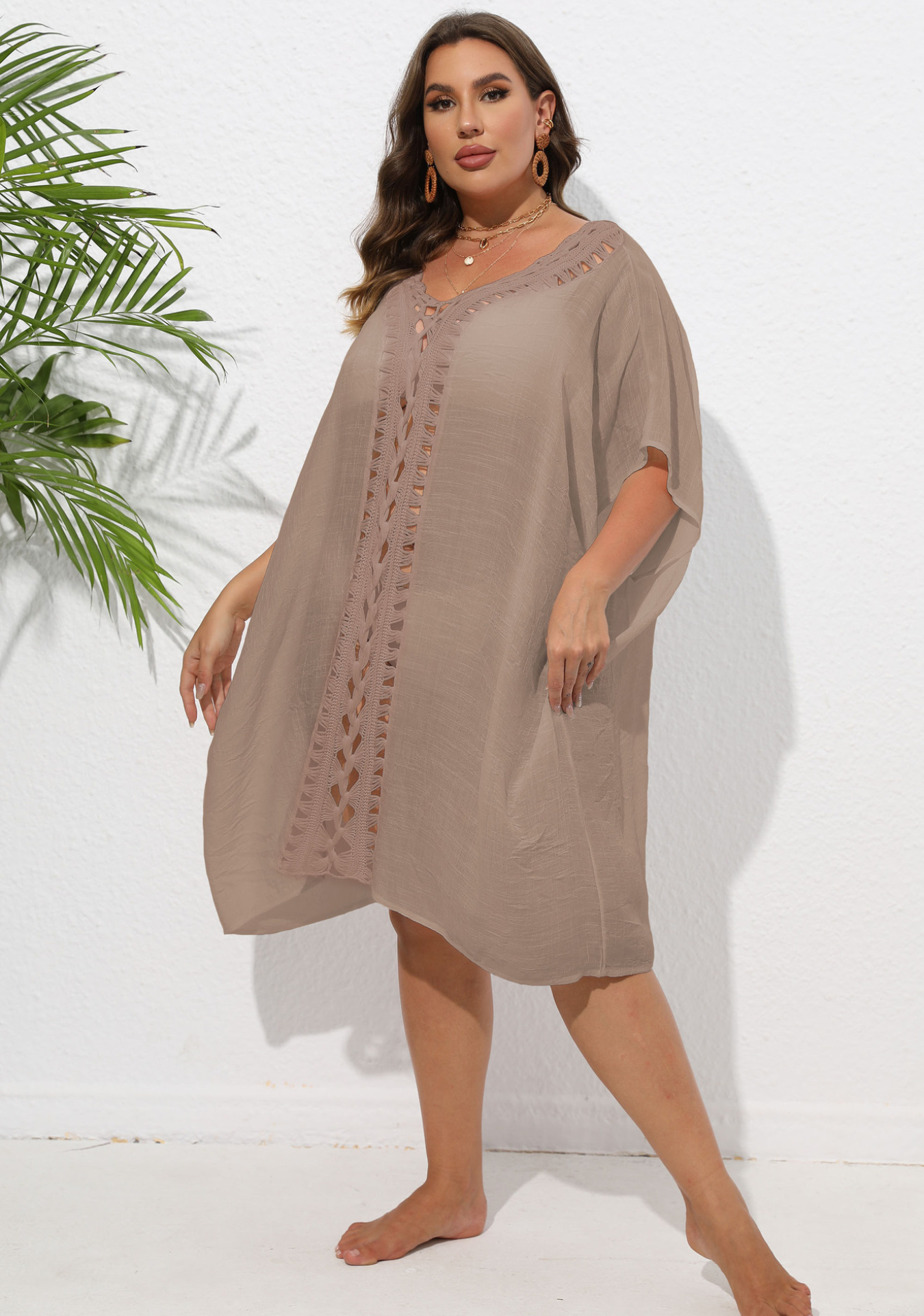 Loose, casual Cover Up Dress